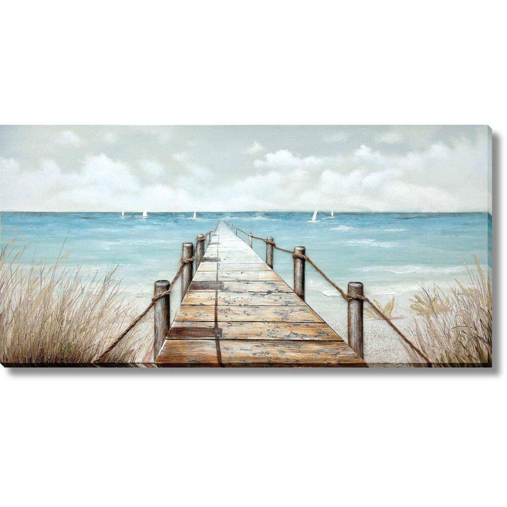 1 Piece Unframed Graphic Print Coastal Art Print 27.6 in. x 55 in. price history on PriceWatchPro