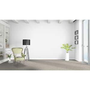 Whispers  - Low Key - Gray 38 oz. SD Polyester Texture Installed Carpet