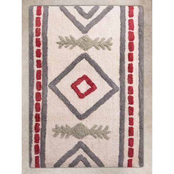 Gohana Multicolored Bath Mat 24"X36"