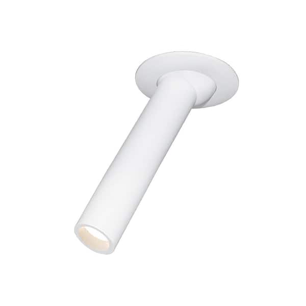 HUOKU Parroco COB-Light 2.6 in.W White Gimbal Head Fixed Track Minimalist Downlight Ceiling Light for Living Room(Set of 1)