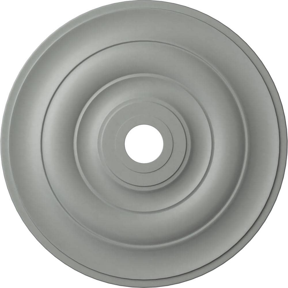 Primed White 26.5" Round Ceiling Medallion