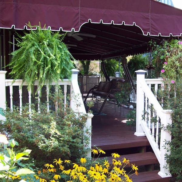 Weatherables Delray 3.5 ft. H x 8 ft. W White Vinyl Stair Railing Kit with Colonial Spindles