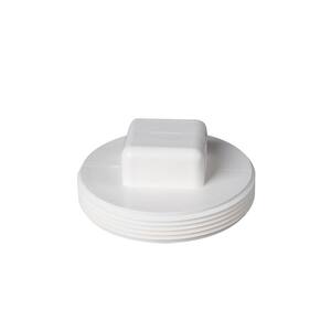 4 in. PVC DWV MPT Cleanout Plug Fitting