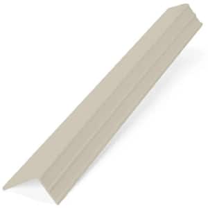 8 ft. Tan PVC Decking Board Cover Edge Trim for Composite and Wood Patio Decks (5-Pack)