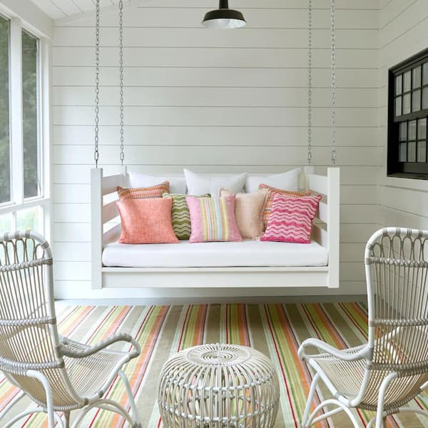 Stone Soup Handwoven Multi 3 ft. x 20 ft. Outdoor Runner Rug