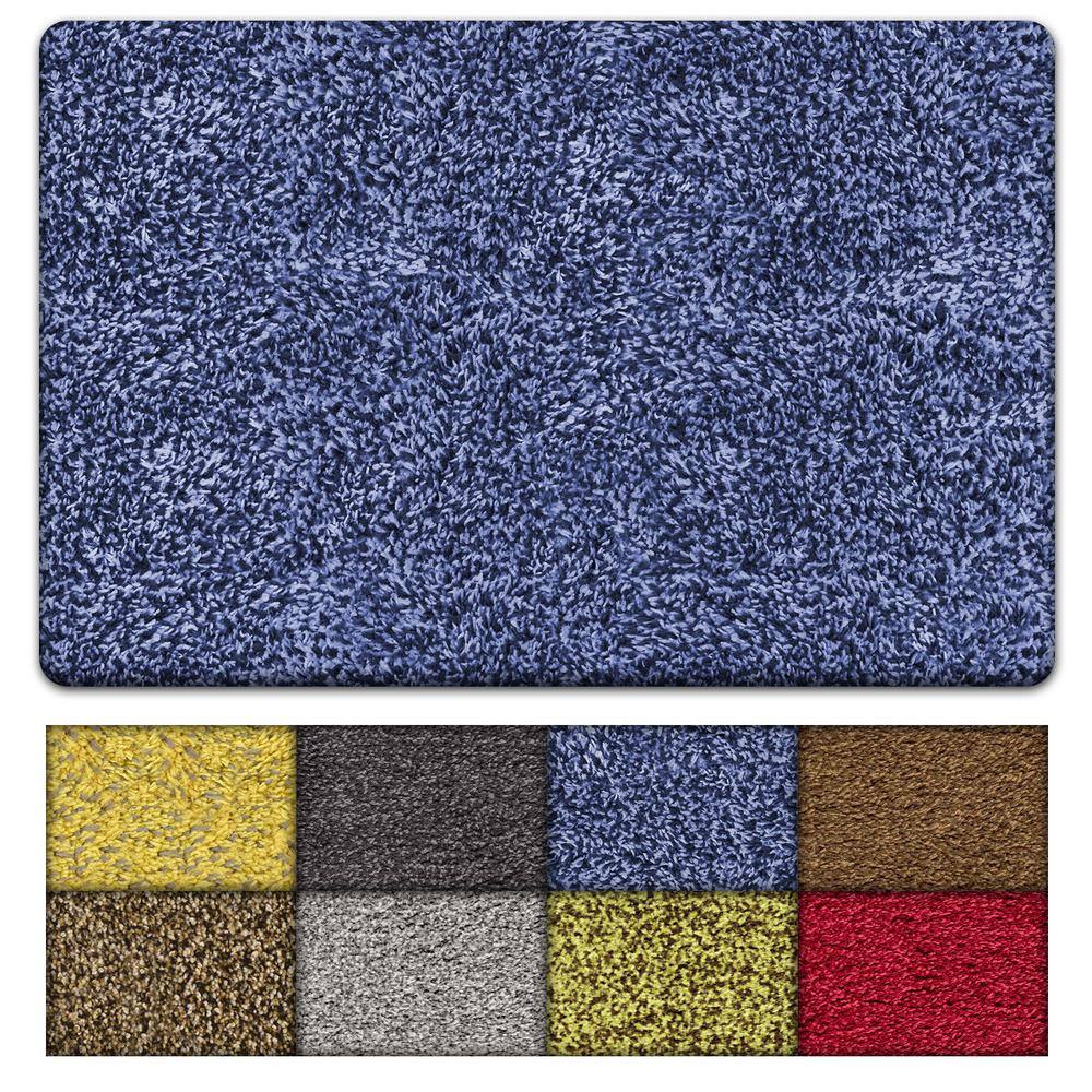 Solid Front Doormat, Super Absorbent. 24 in X 36 in (Blue) price history on PriceWatchPro
