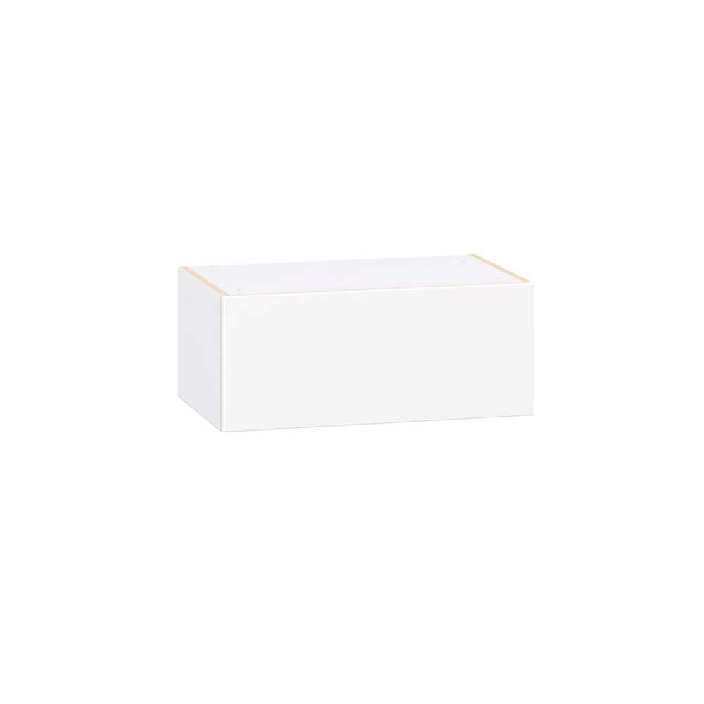 Timberline 24 in. W x 14 in. D x 10 in. H Assembled Slab Wall Bridge Kitchen Cabinet in Bright White with Lift Up Door price history on PriceWatchPro