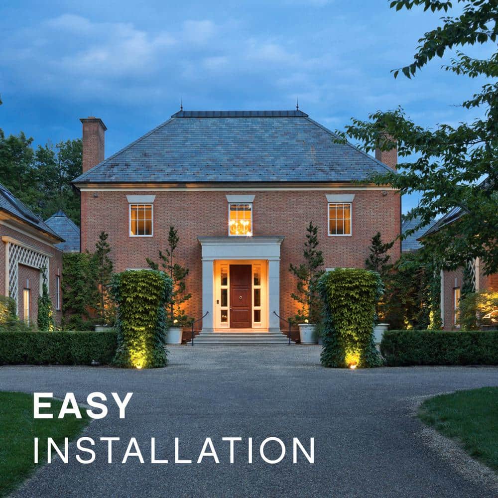 Sleek Bronze Nuvi LED Square Deck and Step Light