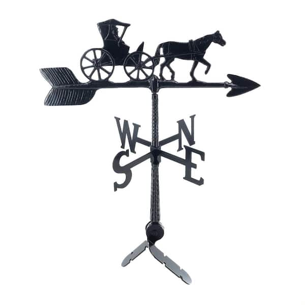 Montague Metal Products 24 in. Aluminum Country Doctor Weathervane - Black