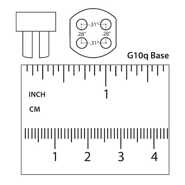 Feit Electric 8 in. 15-Watt (22-Watt Equivalent) T9 Cool White 4100K G10Q Circline LED Light Bulb (4-Pack)