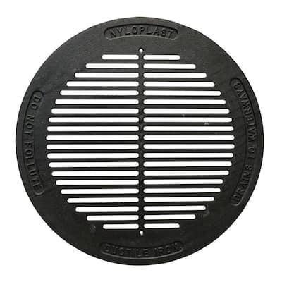 Outdoor Drain Cover, Plastic Drainage Trench Covers/Flat Sewage Gratings  for Yard Garden Floor Channel Trough Top, Replacement Black Sewer Lids Hole