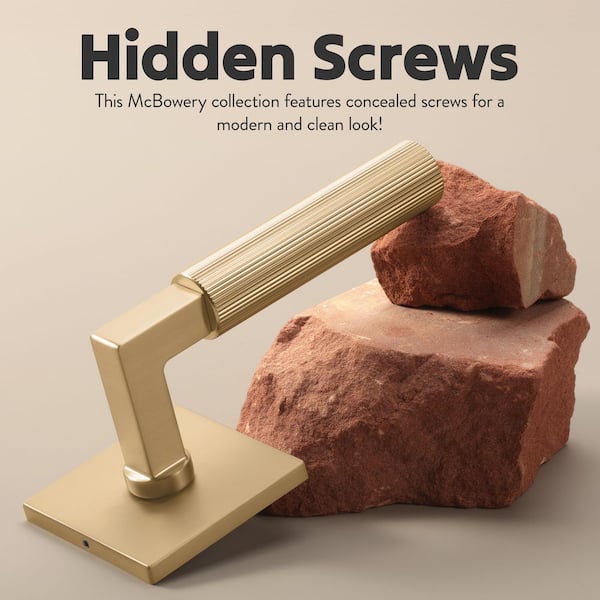 McBowery Mila Champagne Gold Modern Heavy Duty Linear Interior