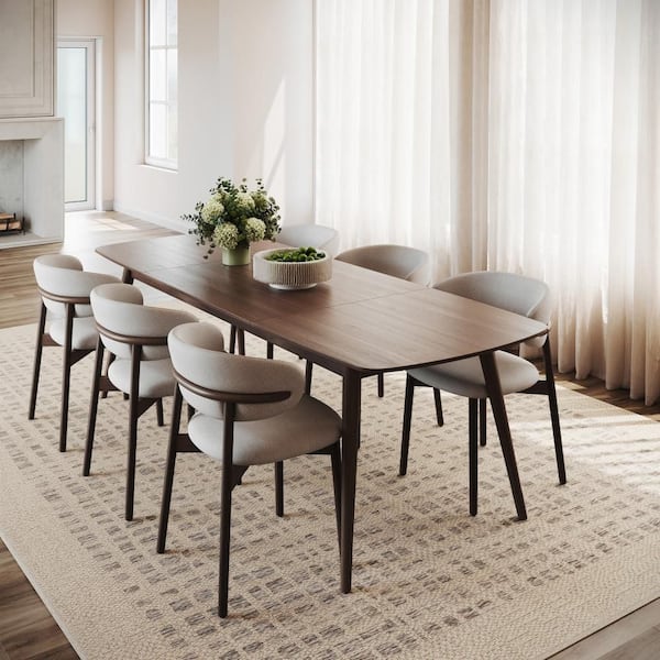 Caelistra Modern Checkered Area Beige 8 ft. x 10 ft. Indoor Area Rug