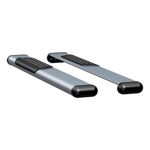 O-Mega II 54-Inch Silver Aluminum Side Steps, Select Ford F-250, F-350, F-450, F-550 Super Duty