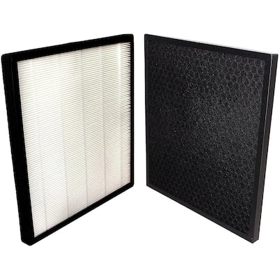 11.5 in. x 12.5 in. x 1.5 in. Replacement Filter Set Compatible with Hathaspace HSP001 Smart True HEPA Air Purifier