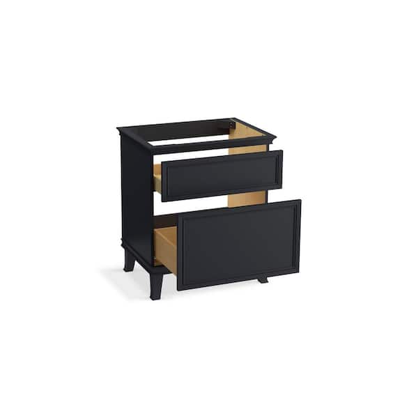 KOHLER Artifacts 30 in. W x 21.89 in. D x 34.49 in. H Bath Vanity Cabinet without Top in Slate Grey