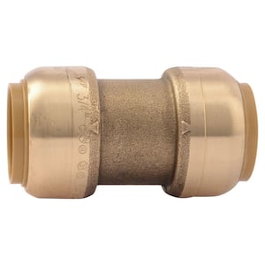 3/4 in. Brass Push-to-Connect Coupling (10-Pack)