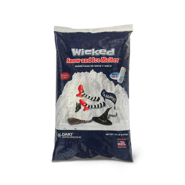Snow Joe Wicked 50 lbs. Bag Ice Melt Plus Deicer, Works to Minus 15° F