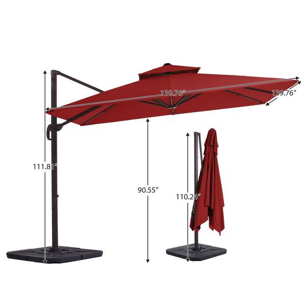 10 x 12 offset patio umbrella Gray Frame 10x10ft , PURPLE LEAF Square Cantilever Umbrella, Turquoise Blue Product Description Enjoy the Summer Season with the FIM Flexy Aluminum 10 x 12 Rectangular Offset Patio Umbrella With the FIM Flexy patio umbrella Outdoor Patio Umbrella,12 x 12