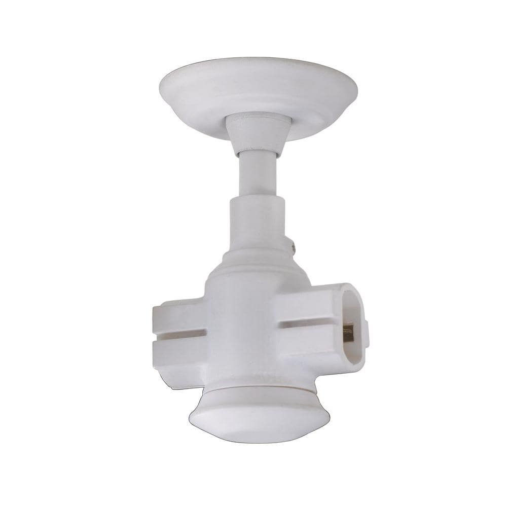 White Flexible Track Coupler