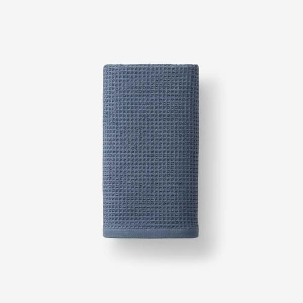 Waffle Hand Towel - Denim Blue