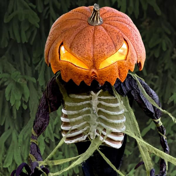 Haunted Hill Farm 9 ft. Pumpkin Sentinel by Tekky, Premium