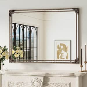 KeonJinn 24 in. H x 36 in. W Framed Rectangular Vintage Mirror