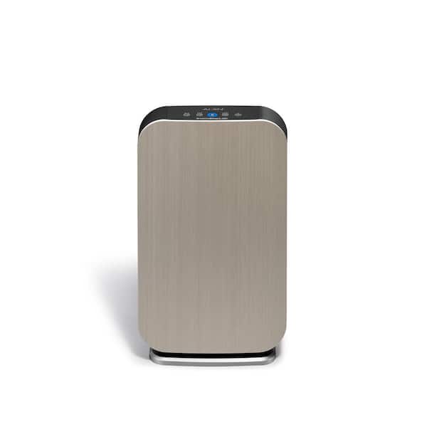 BreatheSmart FLEX 700 sq.ft. HEPA Console Air Purifier w/ Fresh Filter for Allergens, Odors and Smoke in Metallics