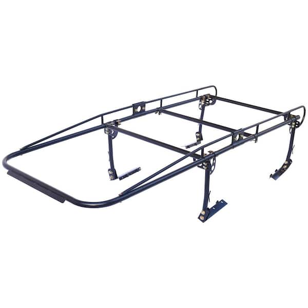 1000 lbs. Adjustable Truck Contractors Rack Ladder Pickup Kayak Lumber Rack Side Bar Long Cab