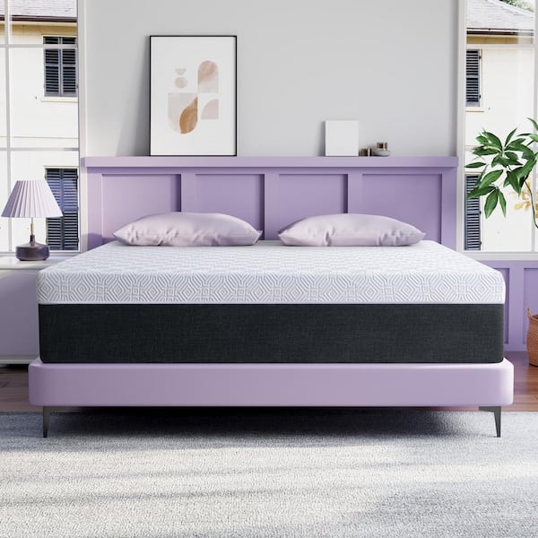 Twolike LCC Queen Size Medium Gel Memory Foam 10 in. Bed-in-a-Box Mattress