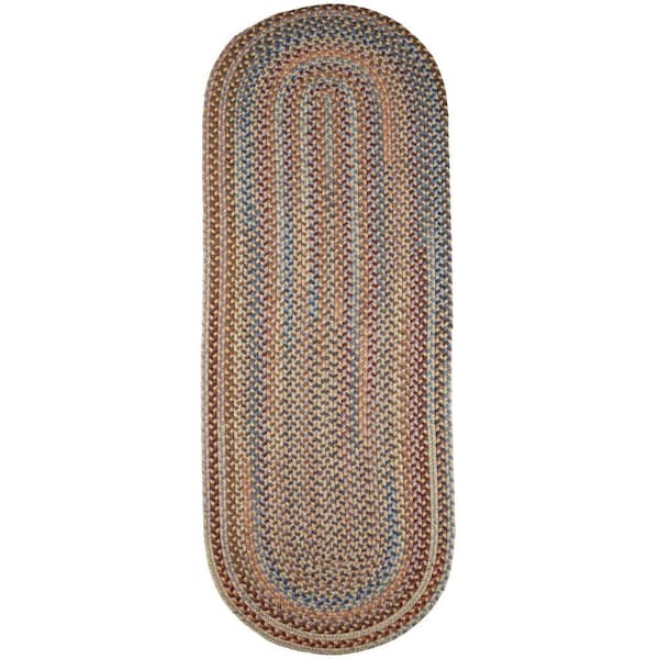 Annie Wheat Field 2 ft. x 6 ft. Indoor Braided Runner Rug