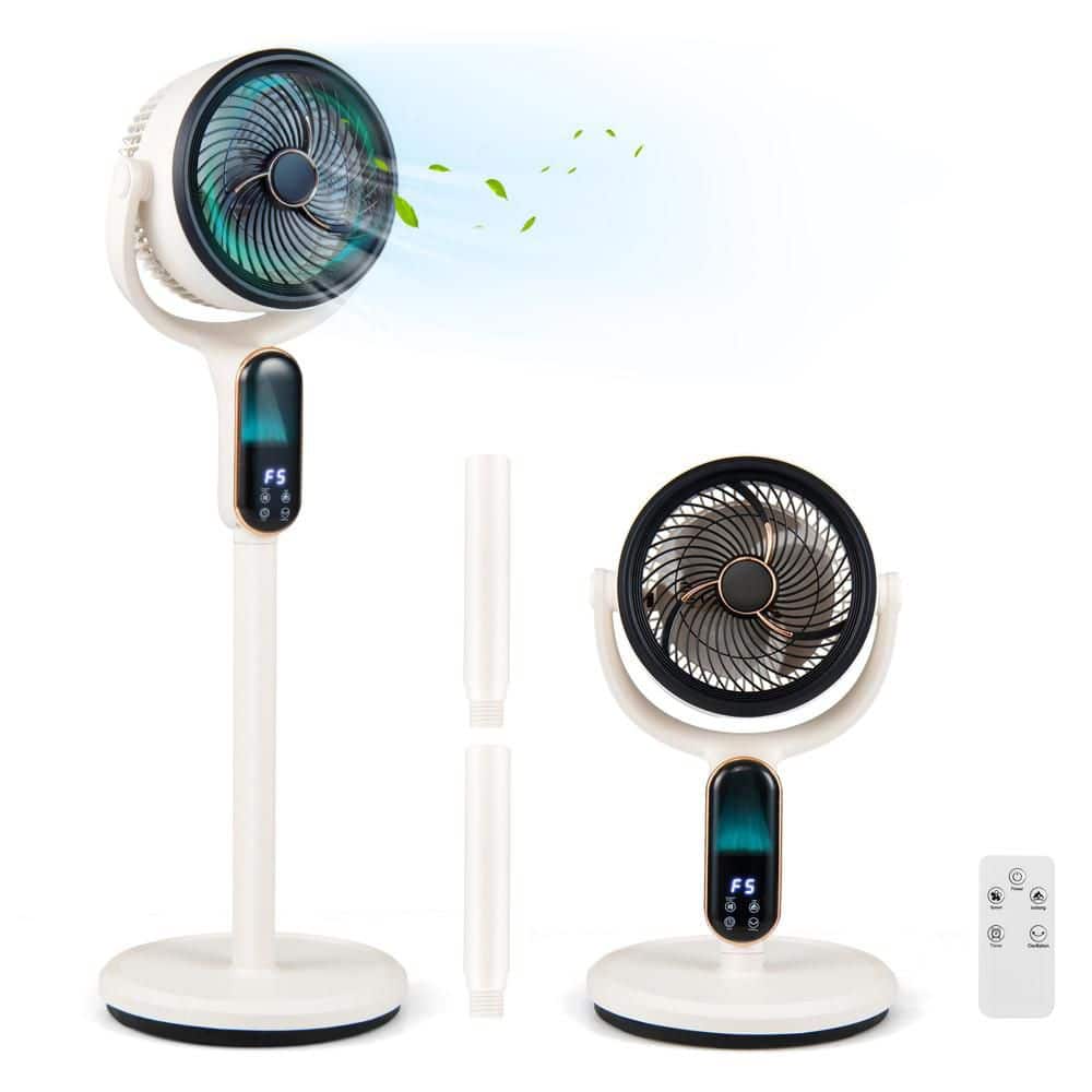 Oscillating Pedestal Fan, Quiet Standing Fan with 8 Speeds, Remote, 12H Timer price history on PriceWatchPro