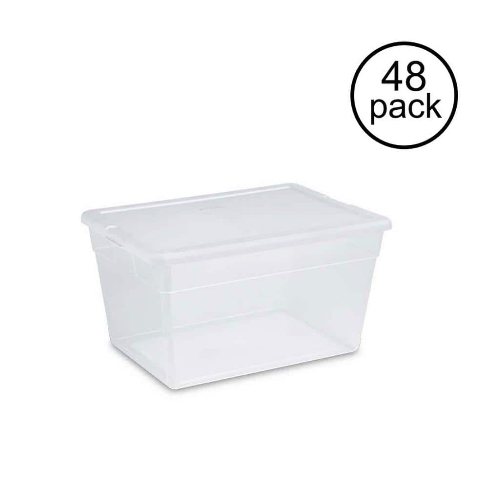 https://images.thdstatic.com/productImages/ebbd31d4-72e0-4346-b0e5-83d95f566f15/svn/white-and-clear-sterilite-storage-bins-48-x-16598008-64_1000.jpg