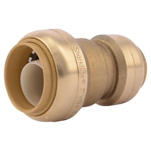 1 in. x 3/4 in. Push-to-Connect Brass Reducing Coupling Fitting
