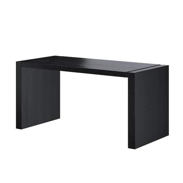 62 in. Rectangular Brown Wood One Drawer Desk with No Additional Features