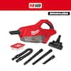 Milwaukee M18 18-Volt Lithium-Ion Brushless Bagless Cordless HEPA Handheld Vacuum 0892-20