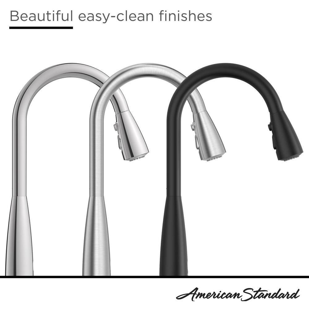 Chrome Pull-Down Kitchen Faucet with Dual Spray