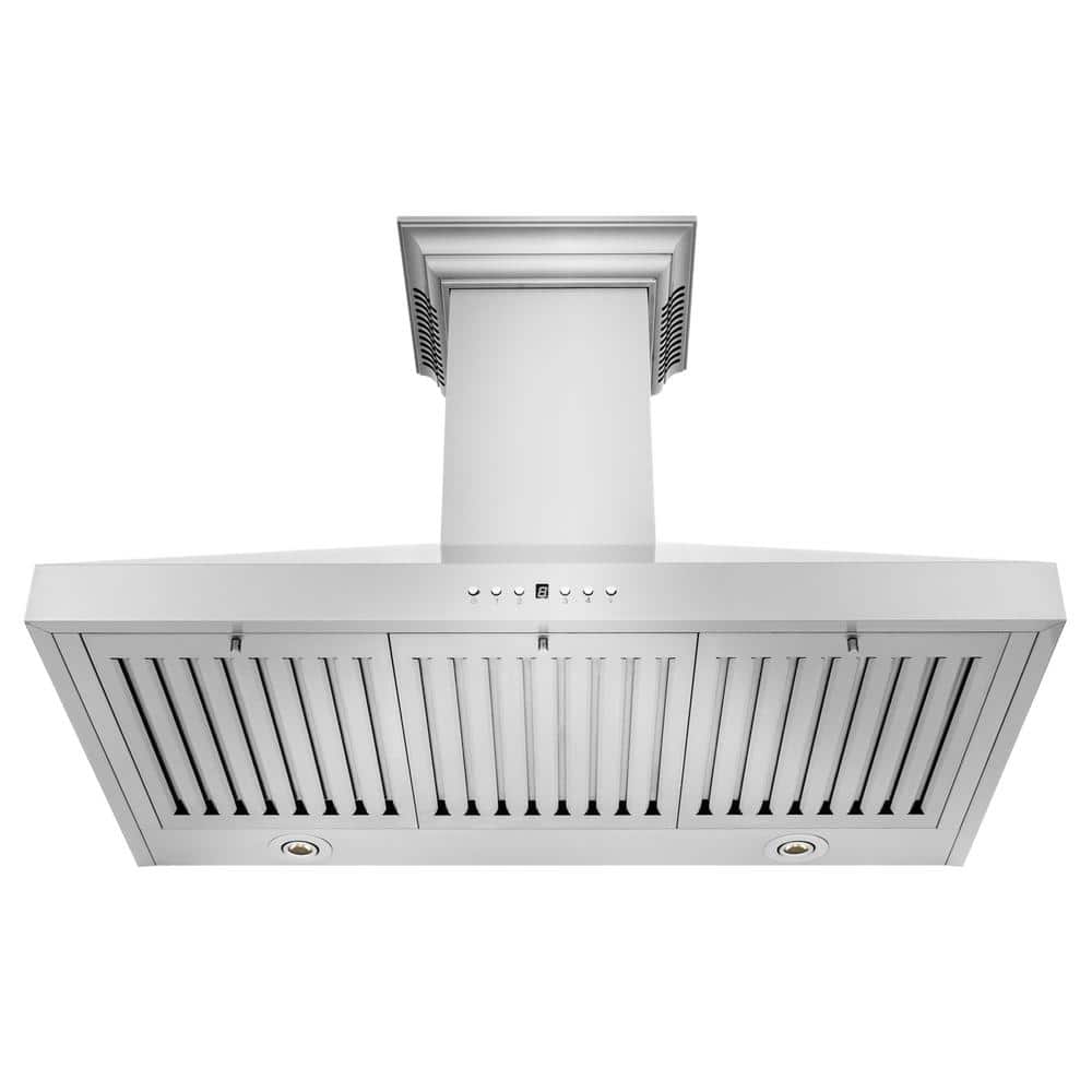 30" Stainless Steel Wall Mount Range Hood with Charcoal Filter
