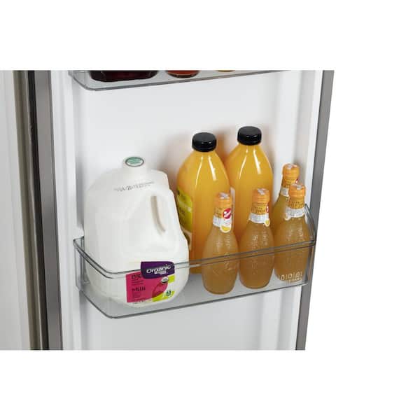 Hamilton Beach 20.6 cu. ft. Countertop Depth Side-by-Side Refrigerator in Black Stainless Steel HZ5602