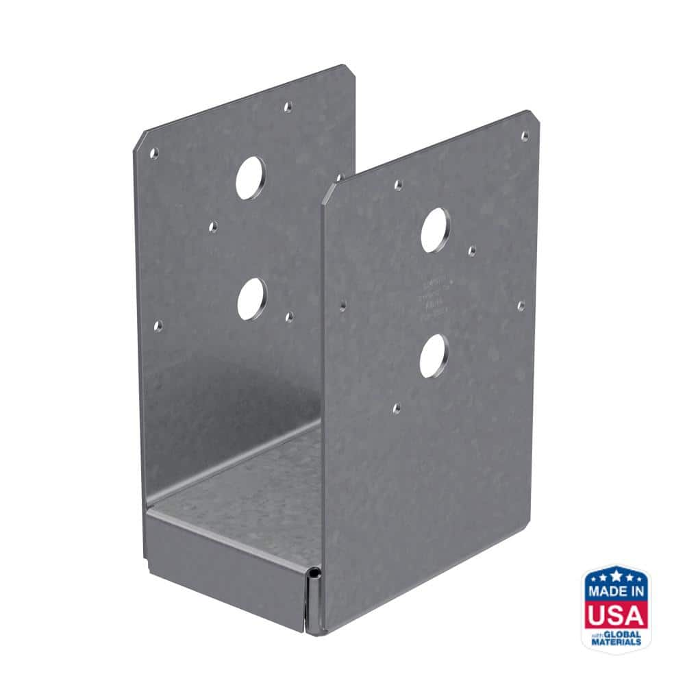 Simpson Strong-Tie ABU ZMAX Galvanized Adjustable Standoff Post Base for  4x6 Nominal Lumber ABU46Z - The Home Depot