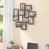 Family Two 8 x 10 Four 5 x 7 Four 4 x 6 Dark Brown for Wall or Tabletop  Decor Picture Frame Set of 10 PCS PUBKQ3 - The Home Depot