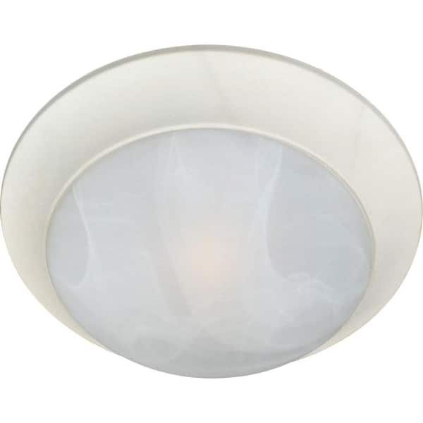 Maxim Lighting Essentials 3-Light Textured White Flush Mount