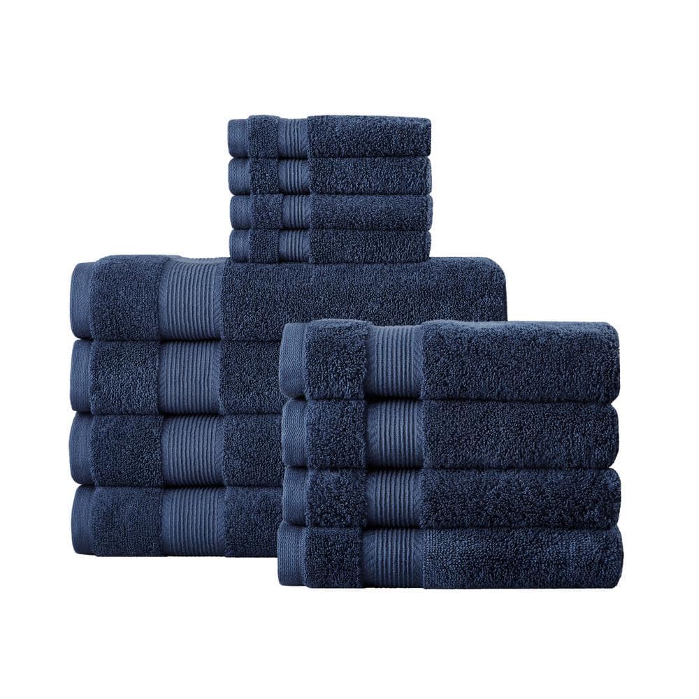 SHEIN Outlet Antibacterial Bath Towel Set 6 Piece (Light Blue)