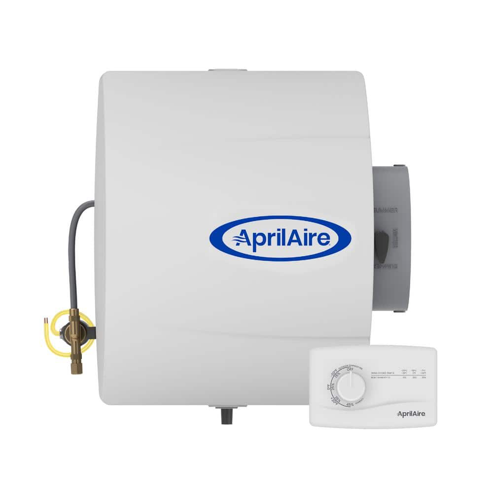 AprilAire Model 400 m Water Saver 17 Gal. for up to 5,000 sq. ft. Whole-House Evaporative Humidifier With Manual Control 400M