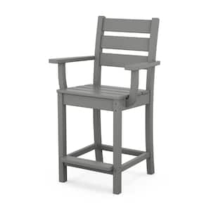 Grant Park Counter Arm Chair in Slate Grey