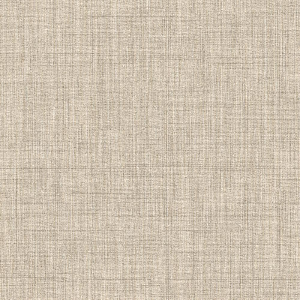 Italian Design Beige Woven Texture Vinyl on Non-Woven Non-Pasted Wallpaper 