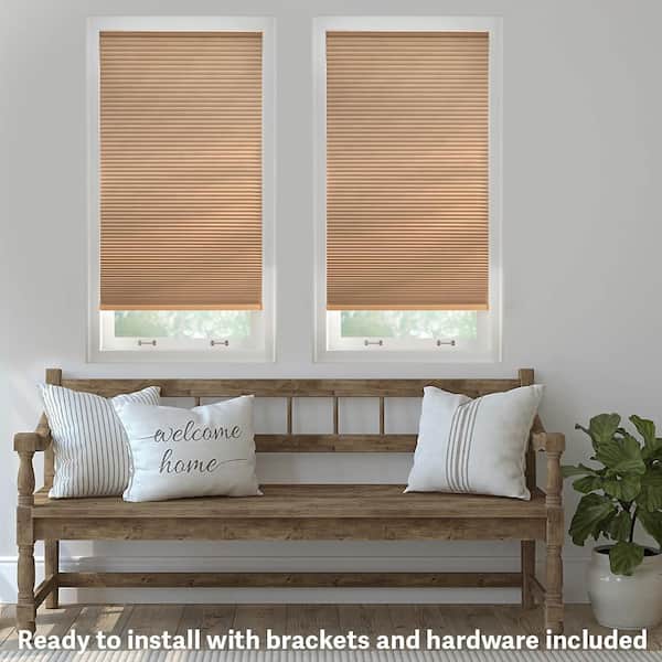 Home Decorators Collection Latte Cordless Blackout Cellular Shades