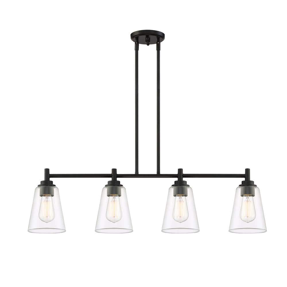 Justice Design LumenAria Tribeca 48 Drum Pendant - Matte Black - FAL-9547-MBLK