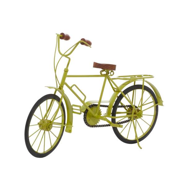 Litton Lane Green Metal Vintage Bicycle Sculpture