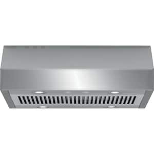 Professional 30 in. Ducted Under Cabinet Range Hood in Stainless Steel with LED Lights and Dishwasher Safe Filters